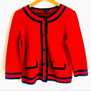 NWOT | Talbots | Woven Sweater Cardigan